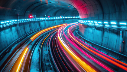 train track fast motion