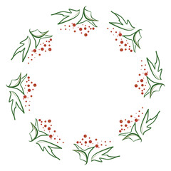 Fototapeta premium frame with flowers