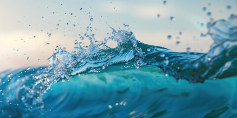 Emerald Dawn: Close-Up of a Tropical Wave