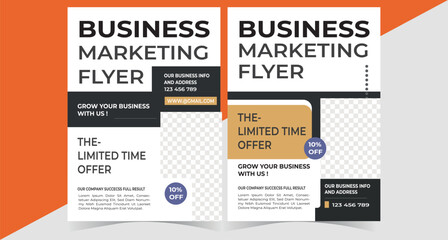 Brochure design, cover modern layout, annual report, poster design, flyer in A4