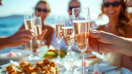 Champagne Moments: Yacht Party Bliss