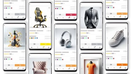 Sales of e-commerce products over the phone