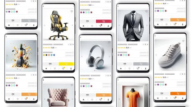 Sales of e-commerce products over the phone