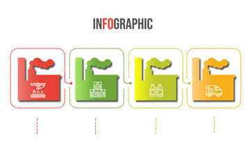 Infographic Timeline Factory 4