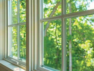 Close-up of Energy Efficient Window Installation Demonstrating Sealing and Insulation Techniques