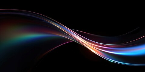 Naklejka premium Abstract Wave of Light