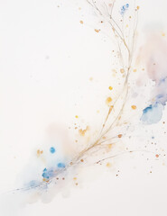 Naklejka premium abstract background with splashes - abstract vintage light brown splash background for text - Generative AI