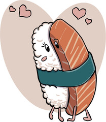 Sushi in love