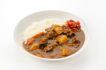 おいしそうなビーフカレーライス