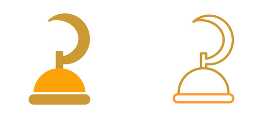 Pirate Hook Vector Icon