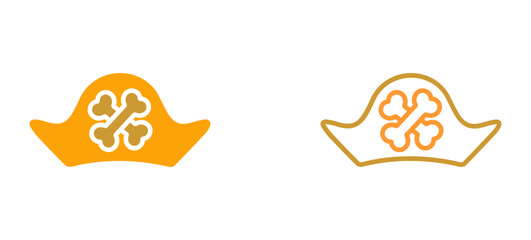 Pirate Hat II Vector Icon