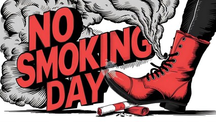 No Smoking Day (Days- Illustration-typography)