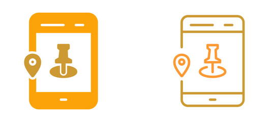 Pin Location Vector Icon