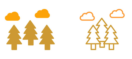 Forest Vector Icon