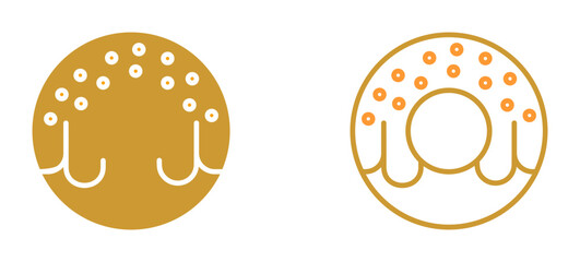 Doughnut Vector Icon