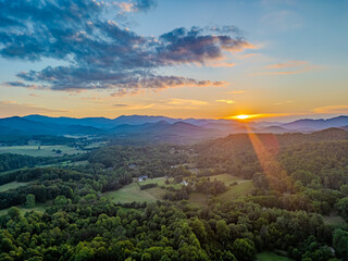 mountains near Franklin, NC
