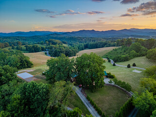 mountains near Franklin, NC