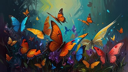 butterfly on the flower