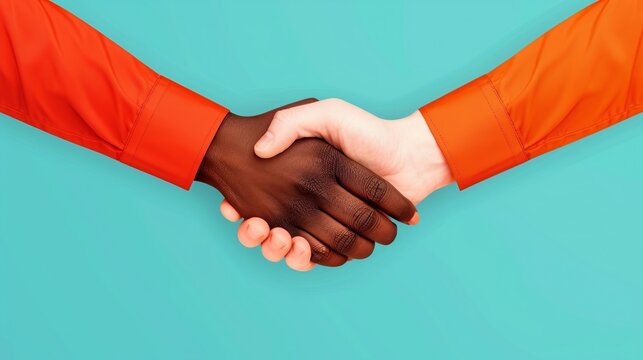 Illustrate connection with a network of intertwined hands, symbolizing unity and cooperation. Illustration, Image, , Minimalism,