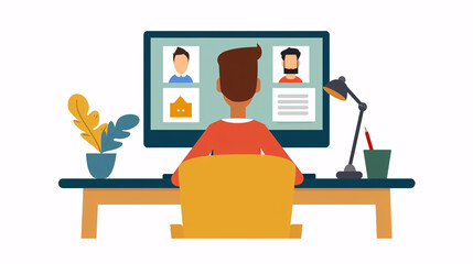 Online Video Conference Call