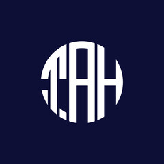 Obraz premium tah circle logo design
