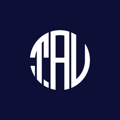 tau circle logo design