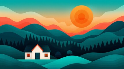 Craft an interactive graphic design with intuitive user interfaces and engaging interactive features, encouraging active participation and exploration. Illustration, Image, , Minimalism,