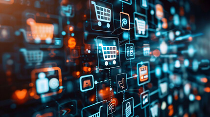 Omni-channel technology in online retail businesses integrates multichannel marketing across social media platforms, offering internet payment services, online retail shopping