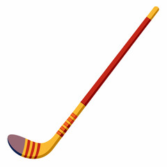 hockey stick clipart cartoon Illustration drawing