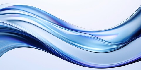 Fototapeta premium Abstract Blue Wave