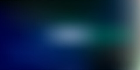 Dark blue, green vector gradient blur pattern.