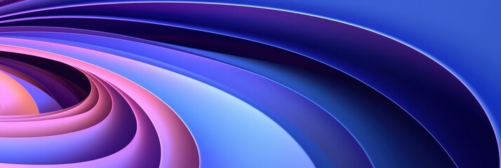 Fototapeta premium Abstract Swirling Pattern in Vibrant Blues and Purples