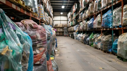 Leftover materials are bagged for disposal leaving a clean work area.,