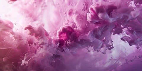 Fototapeta premium Pink and Purple Substance Close Up