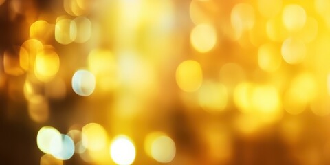 Obraz premium Golden Blurred Lights Background