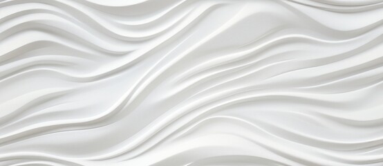 Obraz premium A white wavy background with a subtle texture.