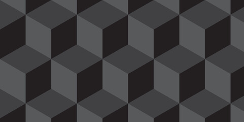 	
Minimal abstract dark black background from cubes victor art. Geometric tiles and mosaic creative stylish seamless pattern block cube background. minimal hexagon Cubes mosaic shape vector design