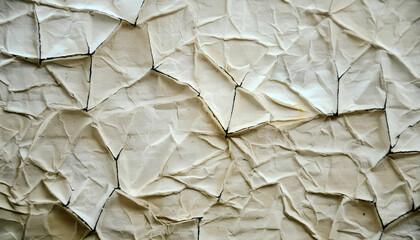 Close-up of a textured white paper scrap
Macro photograph of crumpled white paper
Abstract close-up: white, weathered paper
