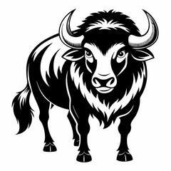 buffalo head, buffalo, buffalo icon, 