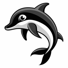 dolphin logo vector, dolphin icon, seahorse logo, beach house logo, 