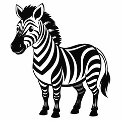 Stylish Zebra Logo Design - Striking, Bold, Stylized, Professional, Elegant