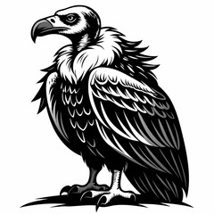 Intriguing Vulture Logo Design - Powerful, Stylized, Professional, Bold, Detailed