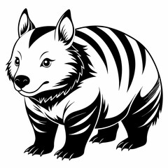 Charming Wombat Logo Design - Adorable, Distinctive, Stylized, Professional, Friendly