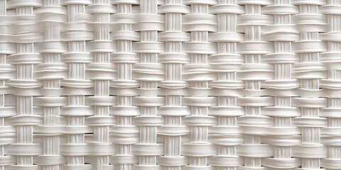 Obraz premium White Woven Texture