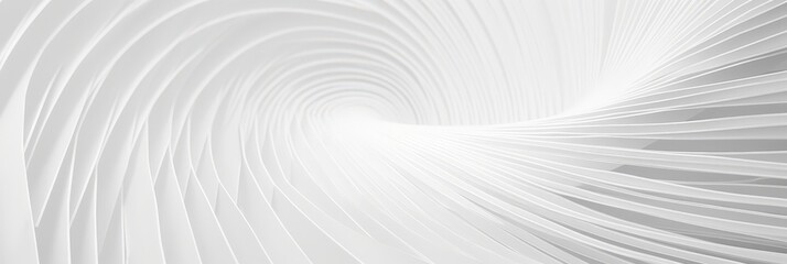 Obraz premium Abstract White Swirling Lines