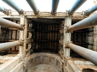 photo at the pantheon in Rome Italy