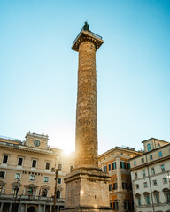 Obraz premium Photos of Rome city center and tourist places in spring