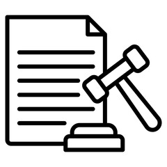 Legal Document Icon