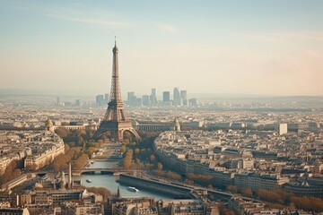 Paris aerial view architecture cityscape outdoors.