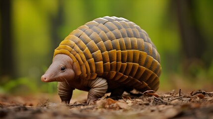 Obraz premium six banded armadillo UHD Wallpaper
